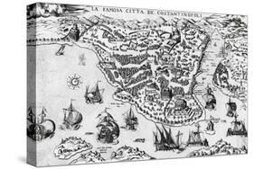 City of Constantinople, 16th Century-null-Stretched Canvas