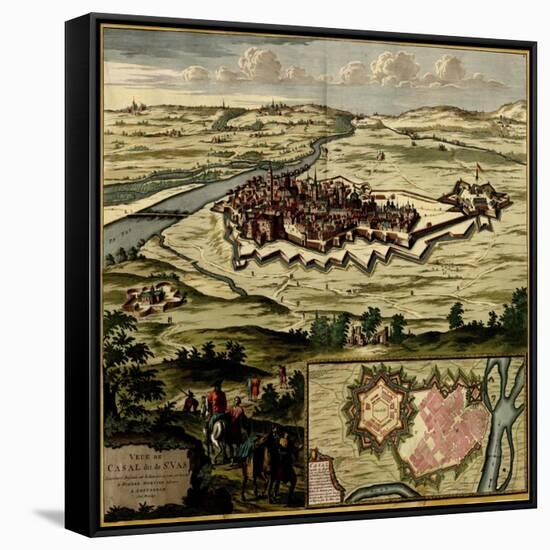 City of Cuneo - 1700-Anna Beeck-Framed Stretched Canvas