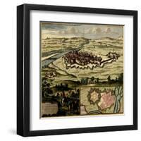 City of Cuneo - 1700-Anna Beeck-Framed Art Print