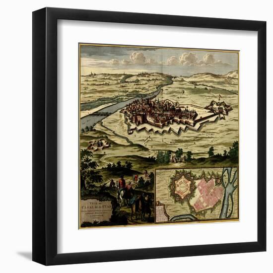 City of Cuneo - 1700-Anna Beeck-Framed Art Print