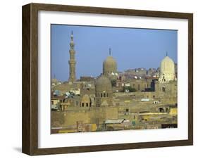 City of Dead, Cairo, Where Ruling Families of Medieval Cairo Built Mausoleums to Entomb their Dead-Julian Love-Framed Photographic Print