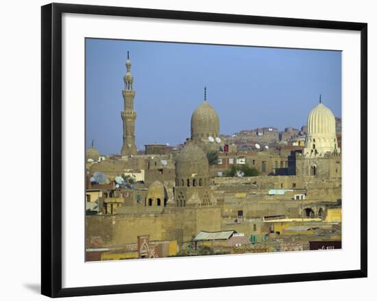 City of Dead, Cairo, Where Ruling Families of Medieval Cairo Built Mausoleums to Entomb their Dead-Julian Love-Framed Photographic Print