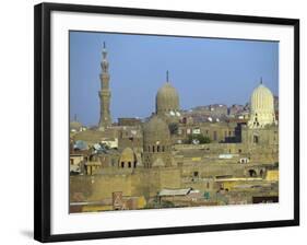 City of Dead, Cairo, Where Ruling Families of Medieval Cairo Built Mausoleums to Entomb their Dead-Julian Love-Framed Photographic Print