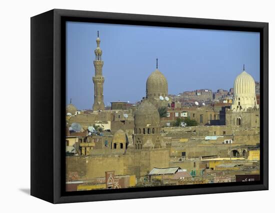 City of Dead, Cairo, Where Ruling Families of Medieval Cairo Built Mausoleums to Entomb their Dead-Julian Love-Framed Stretched Canvas