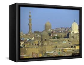 City of Dead, Cairo, Where Ruling Families of Medieval Cairo Built Mausoleums to Entomb their Dead-Julian Love-Framed Stretched Canvas