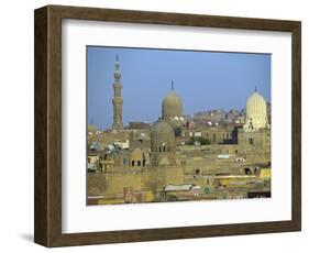 City of Dead, Cairo, Where Ruling Families of Medieval Cairo Built Mausoleums to Entomb their Dead-Julian Love-Framed Photographic Print