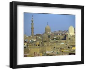 City of Dead, Cairo, Where Ruling Families of Medieval Cairo Built Mausoleums to Entomb their Dead-Julian Love-Framed Photographic Print