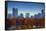 City of Denver Skyline-duallogic-Framed Stretched Canvas