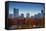 City of Denver Skyline-duallogic-Framed Stretched Canvas