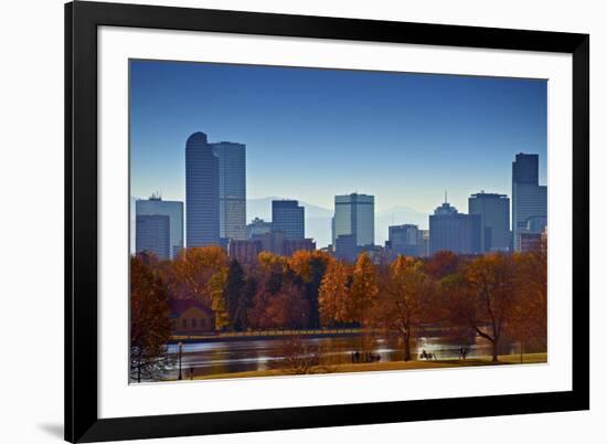 City of Denver Skyline-duallogic-Framed Photographic Print