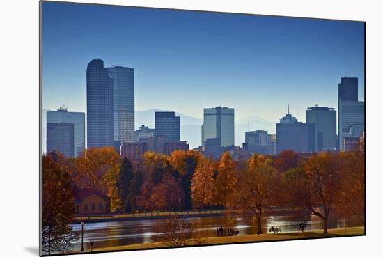 City of Denver Skyline-duallogic-Mounted Photographic Print
