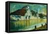 City of Dinant Belgium-Pol Ledent-Framed Stretched Canvas