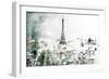 City Of Eiffel-OnRei-Framed Art Print