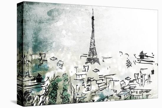 City Of Eiffel-OnRei-Stretched Canvas