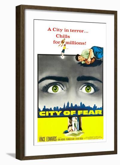 City of Fear-null-Framed Art Print