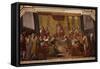 City of Genoa Asks Alfonso of Aragon for Protection-Belisario Corenzio-Framed Stretched Canvas