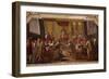 City of Genoa Asks Alfonso of Aragon for Protection-Belisario Corenzio-Framed Giclee Print