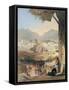 City of Kandahar, Its Principal Bazaar and Citadel, Taken from the Nakarra Khauneh-James Rattray-Framed Stretched Canvas