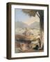 City of Kandahar, Its Principal Bazaar and Citadel, Taken from the Nakarra Khauneh-James Rattray-Framed Giclee Print