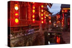 City of Lijiang, UNESCO World Heritage Site, Yunnan, China, Asia-Bruno Morandi-Stretched Canvas