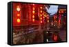 City of Lijiang, UNESCO World Heritage Site, Yunnan, China, Asia-Bruno Morandi-Framed Stretched Canvas