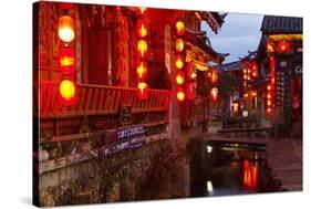 City of Lijiang, UNESCO World Heritage Site, Yunnan, China, Asia-Bruno Morandi-Stretched Canvas