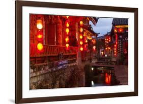 City of Lijiang, UNESCO World Heritage Site, Yunnan, China, Asia-Bruno Morandi-Framed Photographic Print