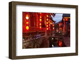 City of Lijiang, UNESCO World Heritage Site, Yunnan, China, Asia-Bruno Morandi-Framed Photographic Print