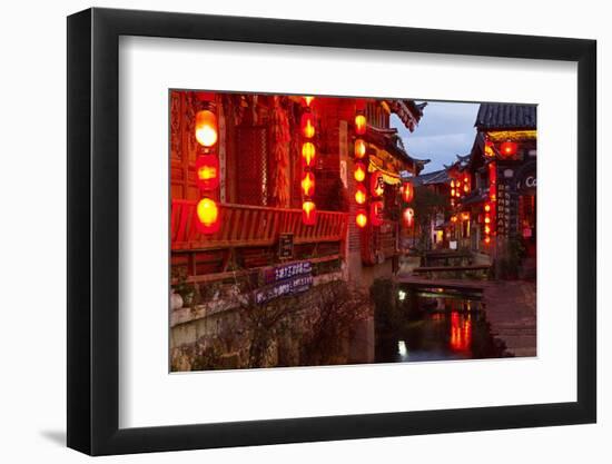 City of Lijiang, UNESCO World Heritage Site, Yunnan, China, Asia-Bruno Morandi-Framed Photographic Print