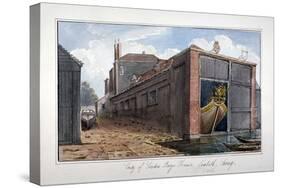City of London Barge House, Bishop's Walk, Lambeth, London, 1825-G Yates-Stretched Canvas