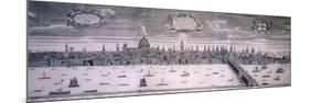 City of London, C1710-James Walker-Mounted Giclee Print