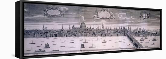 City of London, C1710-James Walker-Framed Stretched Canvas