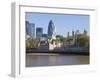 City of London Financial District Buildings and the Tower of London, London, England, UK, Europe-Amanda Hall-Framed Photographic Print