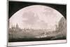 City of London from Blackfriars Bridge, 1795-John William Edy-Mounted Giclee Print