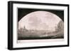 City of London from Blackfriars Bridge, 1795-John William Edy-Framed Giclee Print