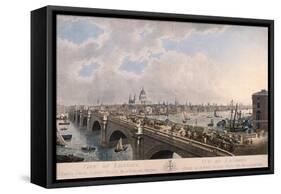 City of London from the South, 1802-Joseph Constantine Stadler-Framed Stretched Canvas