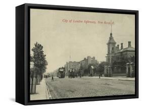 City of London Infirmary, Bow Road, East London-Peter Higginbotham-Framed Stretched Canvas