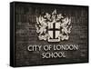 City of London School Sign - London - UK - England - United Kingdom - Europe-Philippe Hugonnard-Framed Stretched Canvas