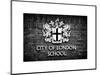 City of London School Sign - London - UK - England - United Kingdom - Europe-Philippe Hugonnard-Mounted Art Print
