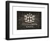 City of London School Sign - London - UK - England - United Kingdom - Europe-Philippe Hugonnard-Framed Art Print