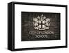 City of London School Sign - London - UK - England - United Kingdom - Europe-Philippe Hugonnard-Framed Stretched Canvas