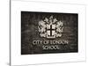 City of London School Sign - London - UK - England - United Kingdom - Europe-Philippe Hugonnard-Stretched Canvas