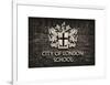 City of London School Sign - London - UK - England - United Kingdom - Europe-Philippe Hugonnard-Framed Art Print