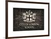 City of London School Sign - London - UK - England - United Kingdom - Europe-Philippe Hugonnard-Framed Art Print