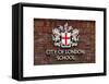 City of London School Sign - London - UK - England - United Kingdom - Europe-Philippe Hugonnard-Framed Stretched Canvas