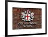 City of London School Sign - London - UK - England - United Kingdom - Europe-Philippe Hugonnard-Framed Art Print