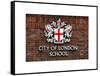 City of London School Sign - London - UK - England - United Kingdom - Europe-Philippe Hugonnard-Framed Stretched Canvas