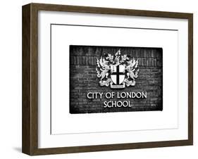 City of London School Sign - London - UK - England - United Kingdom - Europe-Philippe Hugonnard-Framed Art Print