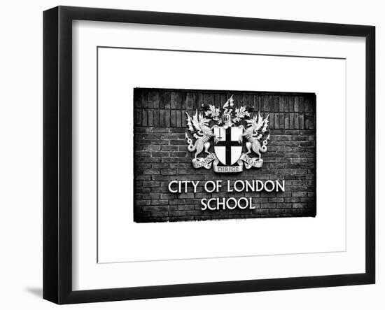 City of London School Sign - London - UK - England - United Kingdom - Europe-Philippe Hugonnard-Framed Art Print