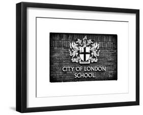 City of London School Sign - London - UK - England - United Kingdom - Europe-Philippe Hugonnard-Framed Art Print